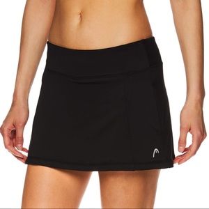 Head pleated tennis skirt